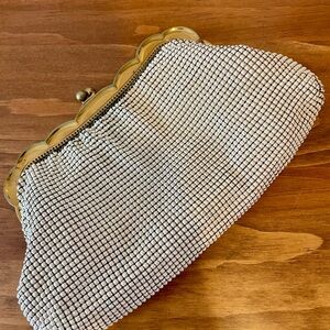 Vintage Whiting and Davis Metal Mesh Small Clutch Bag